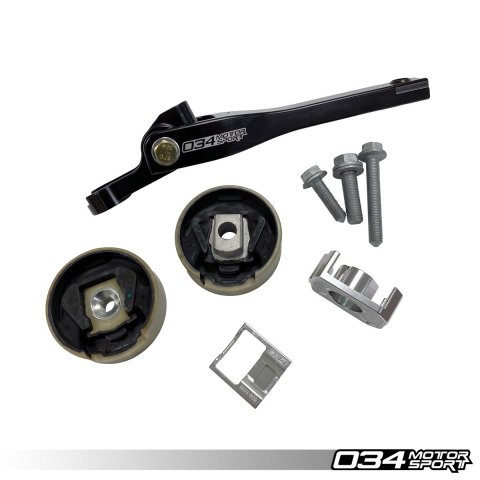 034 BILLET SPHERICAL DOGBONE MOUNT PERFORMANCE PACK WITH DOGBONE PUCKS, AUDI 8V.5 RS3 AND 8S TTRS