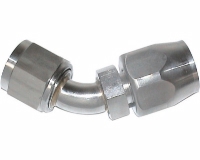 STAINLESS STEEL NONE SWIVEL HOSE ENDS 45, AN: -6