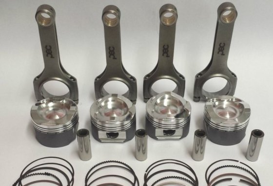 Ford Focus RS Mk3 2.3 16v Ecoboost Wssner Forged Pistons & Connecting Rod Kit