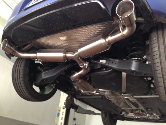 DTH Exhaust-System Sport for Scirocco R