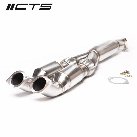 CTS Turbo Nissan R35 GT-R Y-pipe/Mid-pipe High-Flow Cat