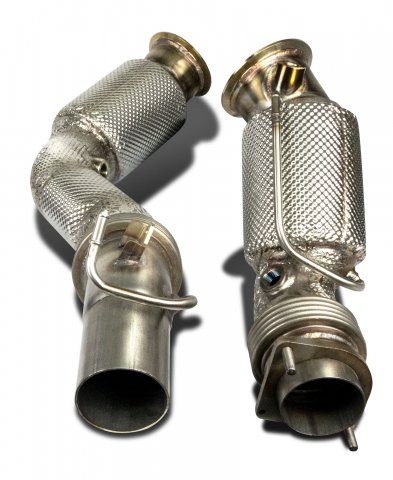 HJS Downpipe fr BMW M2 Competition OPF