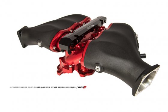 AMS Performance R35 GT-R Intake Manifold with Cast Aluminum Plenums