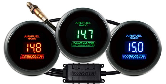 DB Series: Blue, Red, & Green Wideband Air/Fuel Ratio Gauges