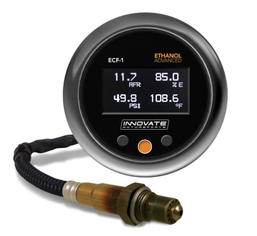 ECF-1: (FUEL) Ethanol Content, Fuel Pressure, & Wideband Air/Fuel Ratio OLED Gauge (Four-in-one)
