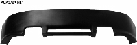 Rear valance insert ? can be painted body colour, with cut out for 2 x double tailpipes LH + RH (only for Audi A3 8P 3 doors)
