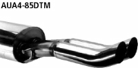 Endschalldmpfer DTM mit Doppel-Endrohr 2 x  85 mm