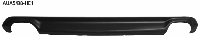 Heckschrzen-Einsatz, schwarz matt lackierfhig, mit Auschnitt fr 2 x Doppel-Endrohr LH+RH Audi A5 B8