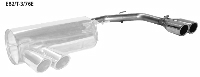 Endrohrsatz mit Doppel-Endrohr RH 2 x  76 mm eingerollt, 20 schrg (nur passend fr E82 Coup mit M-Heckschrze)