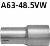 Adapter Verbindungsrohr auf Serie auf  48.5 mm