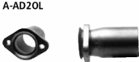 Front Adaptor: 2 hole flange (Astra)