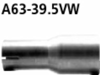 Adaptor rear silencer on original system to  39.5 mm