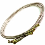 Custom Oil Feed Line - Built to Order #4 (-4 AN) size Steel Braided