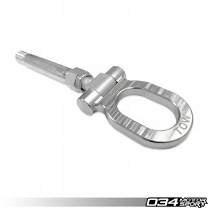 034 MOTORSPORT STAINLESS STEEL TOW HOOK - 145MM FOR AUDI B8/B8.5