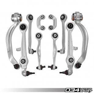 034 CONTROL ARM KIT, DENSITY LINE, EARLY B5/C5 AUDI S4/RS4 & A6/S6/RS6, B5 VOLKSWAGEN PASSAT WITH ALUMINUM UPRIGHTS