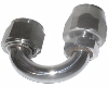 STAINLESS STEEL NONE SWIVEL HOSE ENDS 180, AN: -6