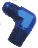 AN FITTING FLARE TO PIPE 90, AN: -4, 1/4\'\'NPT