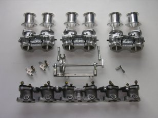 Mutli-throttle intake system for racing  for BMW  320i, 323i, E30 / 520i, 523i, E34 2,0-2,7 12V     M20