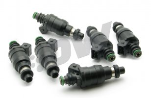 matched set of 6 injectors 1000cc/min (low impedance)