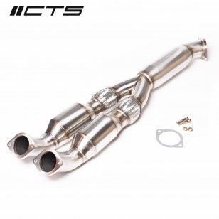 CTS Turbo Nissan R35 GT-R Y-pipe/Mid-pipe High-Flow Cat