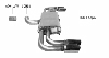 Adapter Endschalldmpfer auf Serienanlage auf  55.5 mm