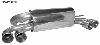 Endschalldmpfer mit Doppel-Endrohr LH + RH 2 x  85 mm (im RACE-Look)