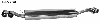 Endschalldmpfer mit Doppel-Endrohr SLASH, 2x  76 mm LH + RH, mit Lippe
