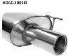 Endschalldmpfer mit Einfach-Endrohr RH 1 x  100 mm