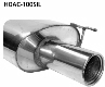Endschalldmpfer mit Einfach-Endrohr LH 1 x  100 mm