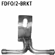 Bracket for double tailpipe LH + RH