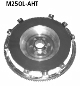 Light weight steel flywheel to replace the twin-mass flywheel weight: 5.850 gr.