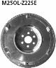 Light weight steel flywheel incl. ring gear 6 holes fixing weight: 5.550 gr.