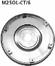 Light weight steel flywheel incl. ring gear 6 holes fixing weight: 5.650 gr.