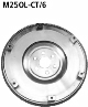 Light weight steel flywheel incl. ring gear 6 holes fixing weight: 5.650 gr. 