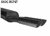 Endschalldmpfer mit Doppel-Endrohr 2 x  76 mm (Octavia 1.8T RS)