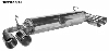 Endschalldmpfer mit Doppel-Endrohr 2 x  90 mm (im RACE-Look) LH + RH