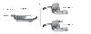 Endschalldmpfer mit Doppel-Endrohr LH + RH 2 x  76 mm, 20 schrg geschnitten  