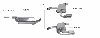 Endschalldmpfer mit Einfach-Endrohr LH + RH 1 x  100 mm, 30 schrg geschnitten (im RACE Look)  