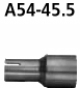 Adapter Komplettanlage auf Serienanlage auf  45.5 mm