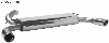 Endschalldmpfer mit Einfach-Endrohr LH + RH 1 x  90 mm 20 schrg geschnitten Volvo V50