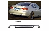 Rear valance insert, can be painted body colour, with cut out for 2 x double tailpipes LH+RH only for 335i/335D (only for models with original one tailpipe LH+RH)