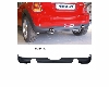 Rear valance insert with cut-out for double tailpipe LH+RH exit, can be painted body colour (only for Mini One/Cooper)  