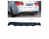 Rear valance insert - can be painted body colour, with cut out for 2 x double tailpipes LH + RH Matt black, ready to paint