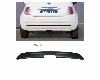 Rear valance insert - can be painted body colour, with cut out for double tailpipes central exit