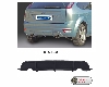 Rear valance insert, Carbon Style, with cut out for 2 x single tailpipe