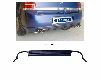 Rear valance insert, can be painted body colour, with cut out for 2 x double tailpipes LH+RH Vectra C + Vectra C GTS with original rear valance insert
