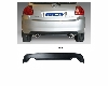 Rear Valance insert with cut out for 2x single tailpipes - avoids having to cut the original rear valance Auris except Facelift Matt black, ready to paint