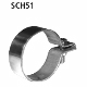 Stainless steel clamp  51-55 mm