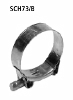 Stainless steel clamp  73-79 mm 