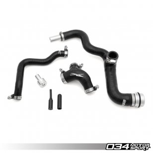 034 BREATHE HOSE KIT, MID-AMB AUDI A4 & LATE-AWM VOLKSWAGEN PASSAT 1.8T, REINFORCED SILICONE